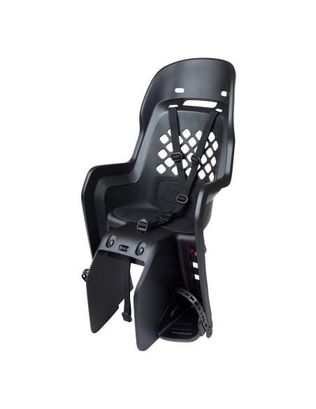 Kinderzitje achter Polisport Joy - BLACK SERIE - met dragerbevestiging (CFS)