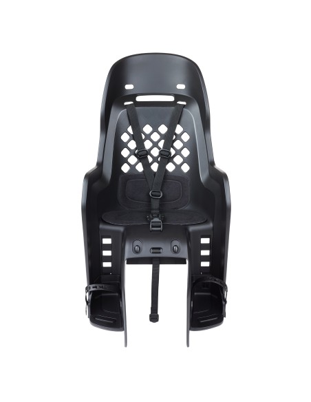 Kinderzitje achter Polisport Joy - BLACK SERIE - met dragerbevestiging (CFS)