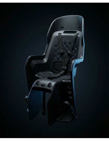 Kinderzitje achter Polisport Joy - BLACK SERIE - met dragerbevestiging (CFS)