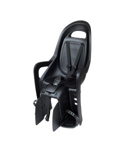 Kinderzitje achter Polisport Groovy - BLACK SERIE - met dragerbevestiging (CFS)
