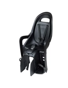 Kinderzitje achter Polisport Groovy - BLACK SERIE - met dragerbevestiging (CFS)