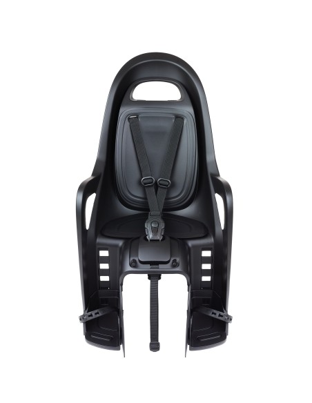 Kinderzitje achter Polisport Groovy - BLACK SERIE - met dragerbevestiging (CFS)