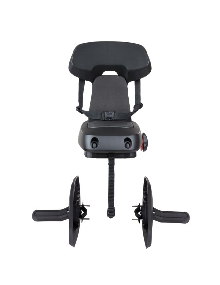 Kinderzitje achter Polisport Guppy Junior - BLACK SERIE