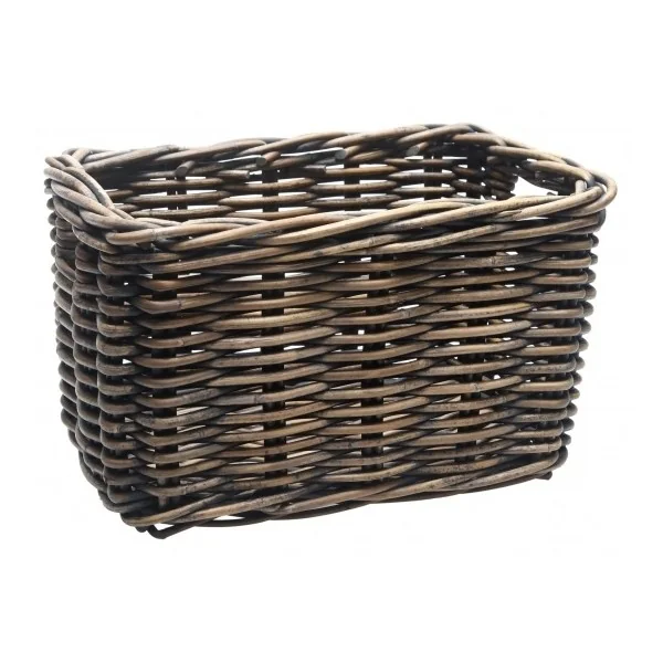 Rotan fietsmand New Looxs Brisbane Medium 23 liter 39 x 27 x 22 cm - bruin