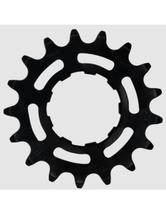 Tandwiel KMC Voor enviolo 17T O-MO Staal 3/32 inch - Zwart