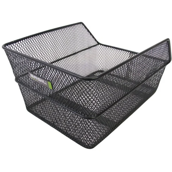 Fietsmand Basil Cento-S 36 x 26 x 18 cm met dragerbevestiging - zwart