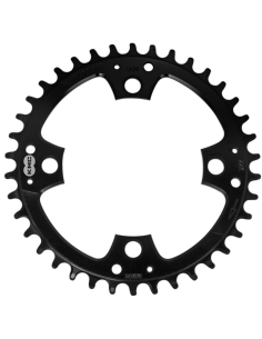 Kettingblad 38T KMC BCD 104 mm - 1/2" x 11/128" narrow wide - zwart