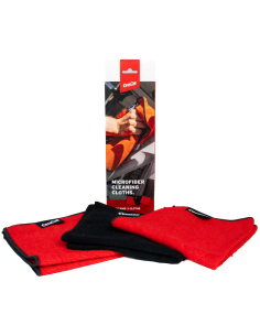 Schoonmaakdoek Cyclon set twee kleuren - rood/zwart