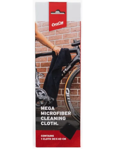 Schoonmaakdoek Cyclon mega 80x40cm - zwart