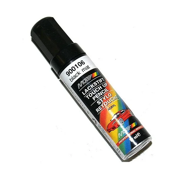 Lakstift Motip 12ml Mat-Zwart