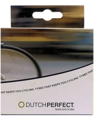 Binnenband Dutch Perfect Fatbike 20 x 4.00" /40-540 mm AV gebogen 45° - zwart
