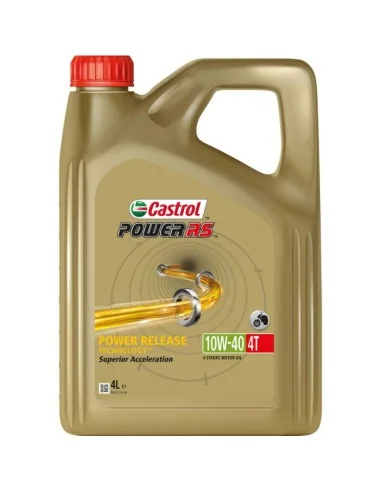 Olie Castrol Power RS 4T 10W-40 - fles à 4 liter