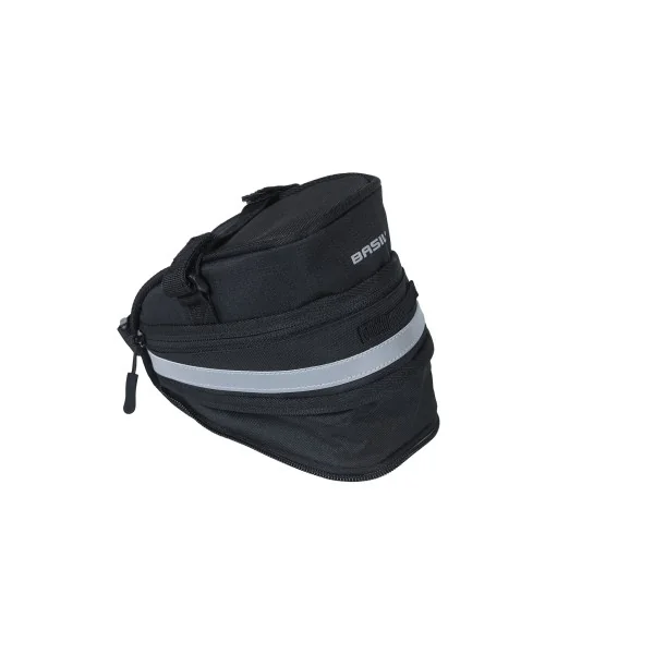 Zadeltas Basil Mada 1 liter 19 x 11 x 13 cm - zwart