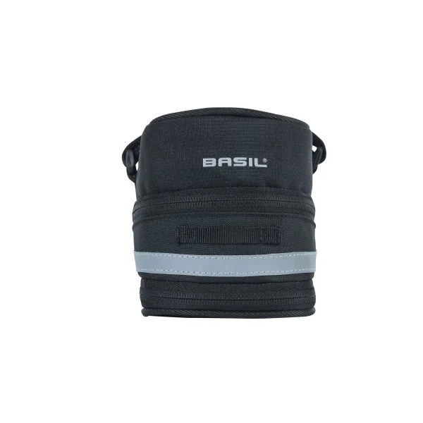 Zadeltas Basil Mada 1 liter 19 x 11 x 13 cm - zwart