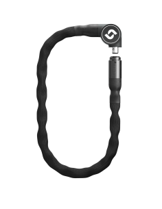 Kettingslot Serea Bold - 125 cm - zwart - ART2 keurmerk