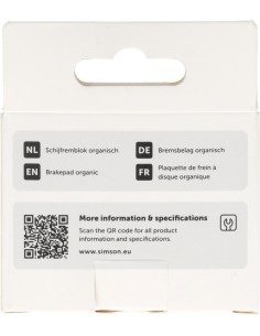 Schijfremblok Simson organisch 2