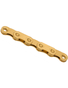 Ketting 12 speed KMC X Flat TiN Gold x 126L Waxed
