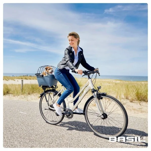 Draadkoepel voor hondenfietsmand Basil Buddy Space Frame 43,5 x 30 x 24,5cm - zwart