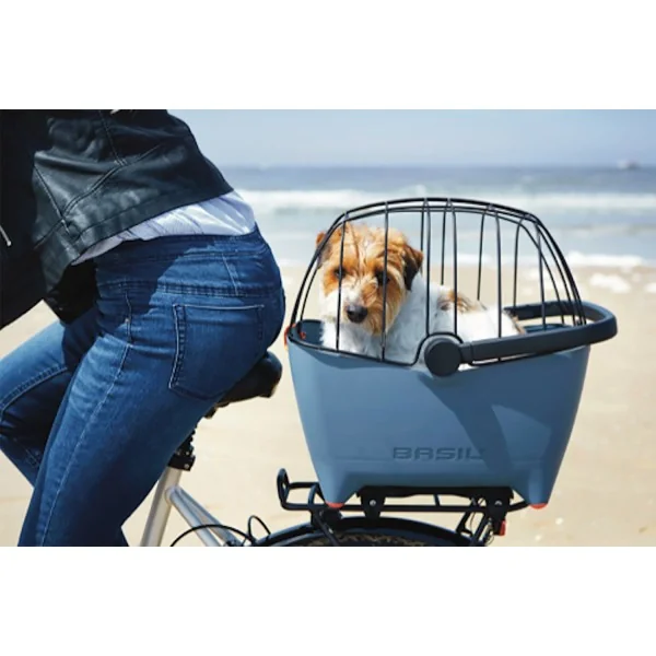 Draadkoepel voor hondenfietsmand Basil Buddy Space Frame 43,5 x 30 x 24,5cm - zwart