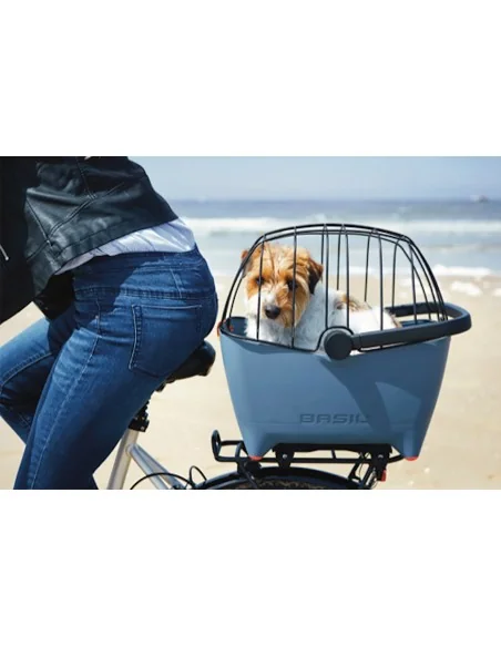 Draadkoepel voor hondenfietsmand Basil Buddy Space Frame 43,5 x 30 x 24,5cm - zwart