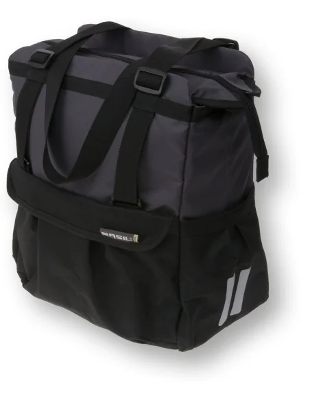 Fietstas Basil Shopper XL 32 x 16 x 37 cm - zwart