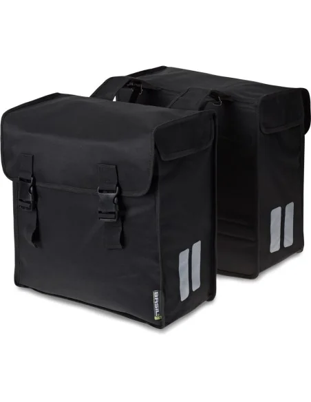 Dubbele fietstas Basil Mara -3XL 52 liter 39 x 18 x 35 cm - zwart