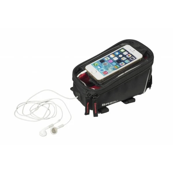 Frametas Basil Sport Design 1 liter 19 x 11 x 11 cm - zwart