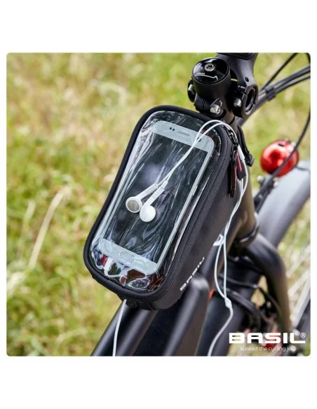 Frametas Basil Sport Design 1 liter 19 x 11 x 11 cm - zwart