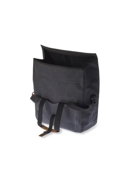 Enkele fietstas Basil Urban Dry Business Bag 20 liter 37 x 15 x 38 cm - donkergrijs