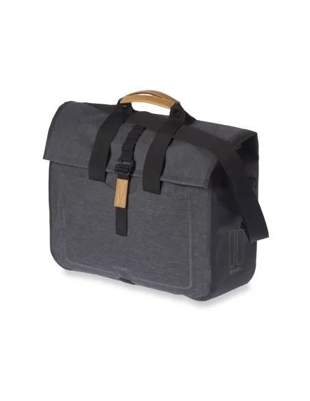 Enkele fietstas Basil Urban Dry Business Bag 20 liter 37 x 15 x 38 cm - donkergrijs