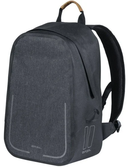 Fietsrugzak Basil Urban Dry Backpack 18 liter 27 x 16 x 45 cm - grijs