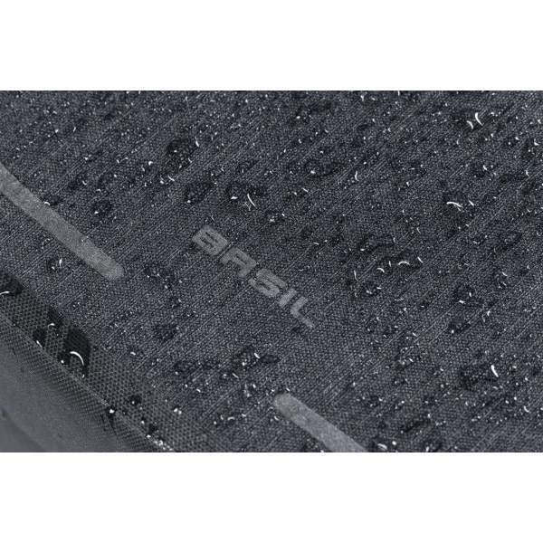 Fietsrugzak Basil Urban Dry Backpack 18 liter 27 x 16 x 45 cm - grijs