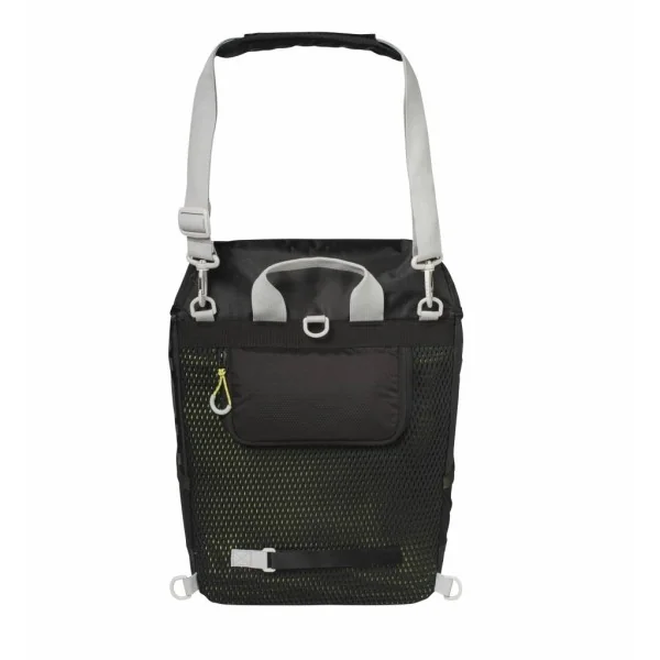 Fietsschoudertas Basil Miles Daypack 16 liter 33 x 17 x 41 cm zwart/lime-