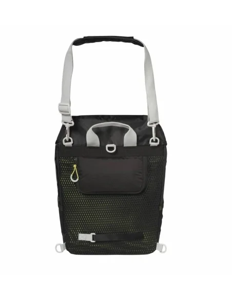 Fietsschoudertas Basil Miles Daypack 16 liter 33 x 17 x 41 cm zwart/lime-