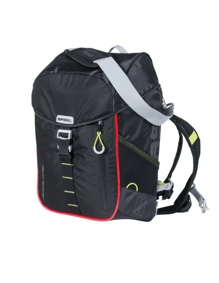 Fietsrugzak Basil Miles Daypack Nordlicht 17 liter 31 x 17 x 44 cm - zwart