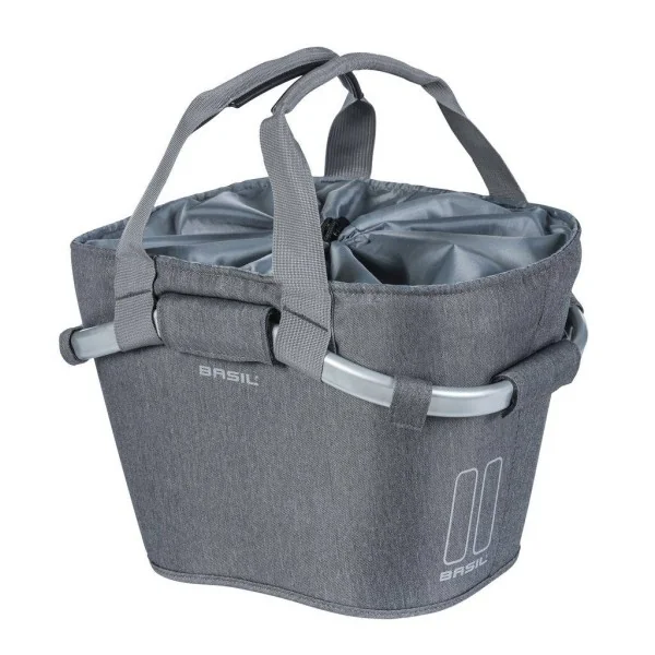 Fietsmand Basil 2day Carry All 15 liter 28 x 37 x 25 cm - grijs