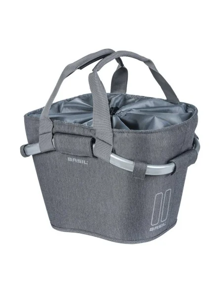Fietsmand Basil 2day Carry All 15 liter 28 x 37 x 25 cm - grijs