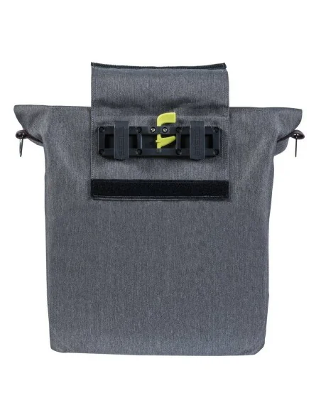 Fietstas Basil City Shopper 14-16 liter 30 x 18 x 49 cm - grijs
