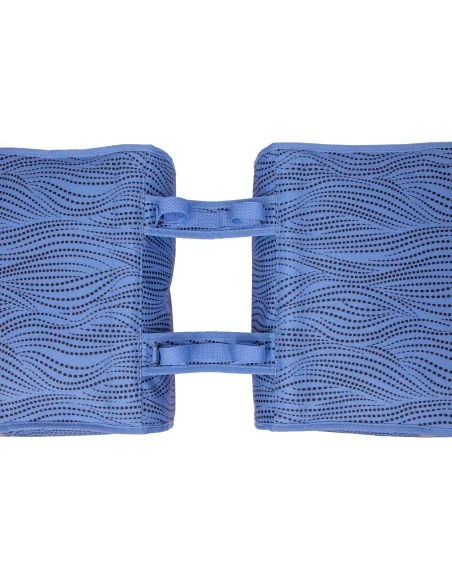 Dubbele fietstas New Looxs Fiori Alma 30 liter - 37 x 12,5 x 33 cm (x2) - blauw