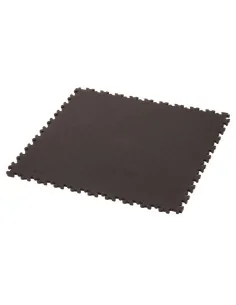 Vloertegel Cyclus 50x50x0.7 cm PVC koppelbaar - zwart
