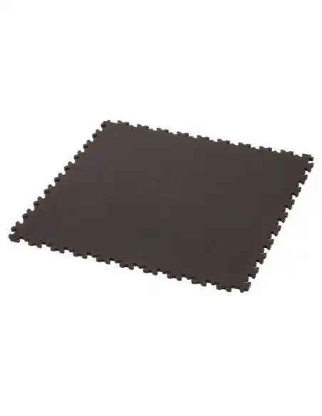 Vloertegel Cyclus 50x50x0.7 cm PVC koppelbaar - zwart