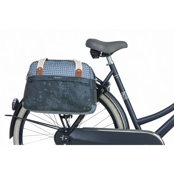 Fietstas Basil Bohème Carry All 18 liter 44 x 17 x 31 cm - blauw