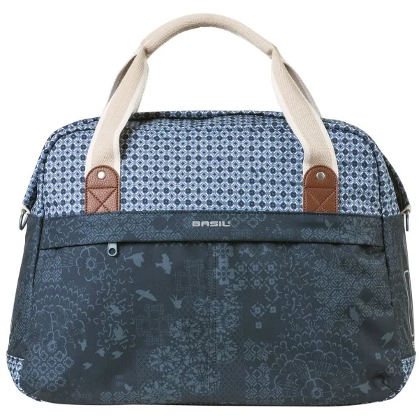 Fietstas Basil Bohème Carry All 18 liter 44 x 17 x 31 cm - blauw