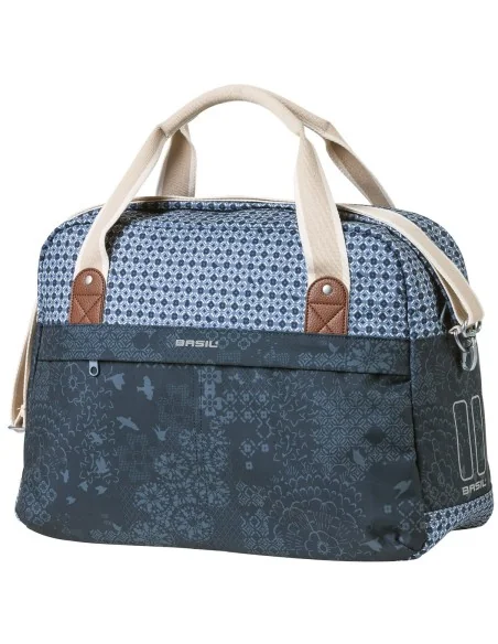 Fietstas Basil Bohème Carry All 18 liter 44 x 17 x 31 cm - blauw