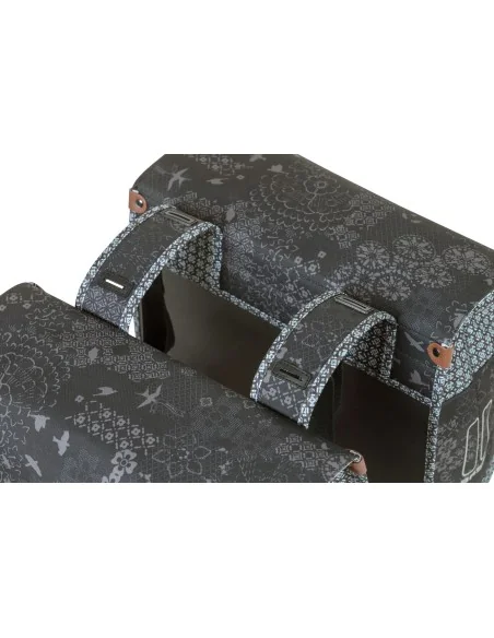 Dubbele fietstas Basil Bohème Carry All - 35 liter - zwart