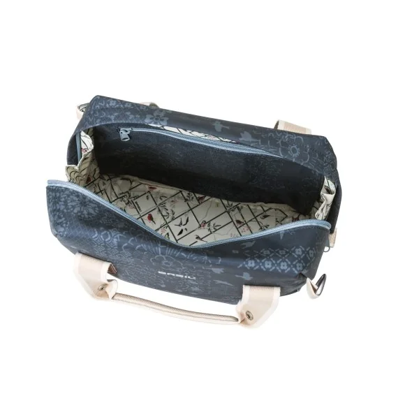 Stuurtas Basil Bohème City Bag 8 liter 32 x 12 x 23 cm - blauw