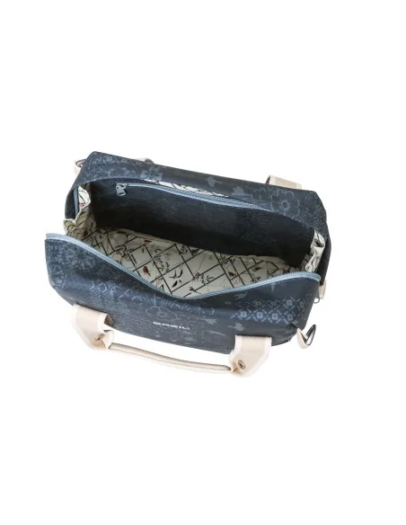 Stuurtas Basil Bohème City Bag 8 liter 32 x 12 x 23 cm - blauw
