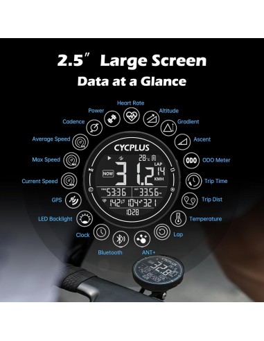 Fietscomputer Cycplus M2 GPS