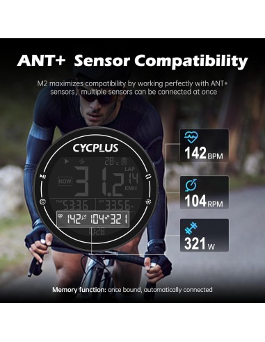 Fietscomputer Cycplus M2 GPS