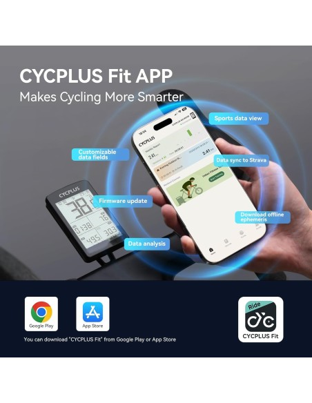 Fietscomputer Cycplus M3 GPS